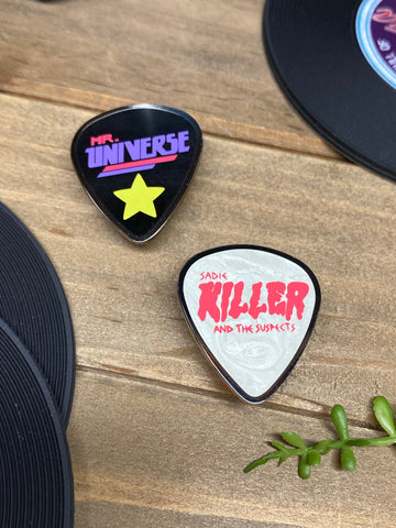 "Steven Universe Guitar Pick" Enamel Pins